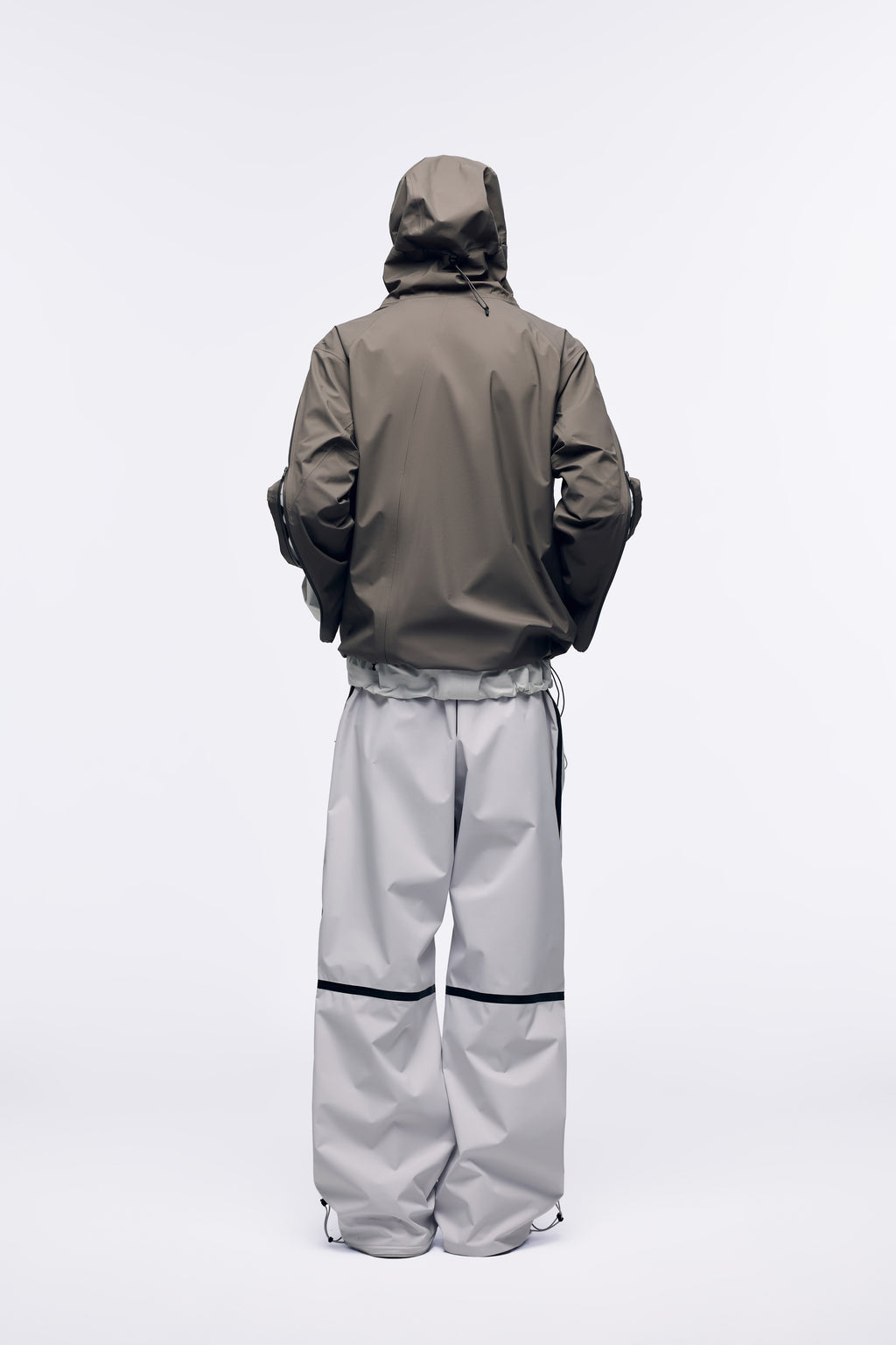 Ventarra Unisex Side-Zip Hooded Shell Jacket | Waterproof Minimalist Trail Jacket