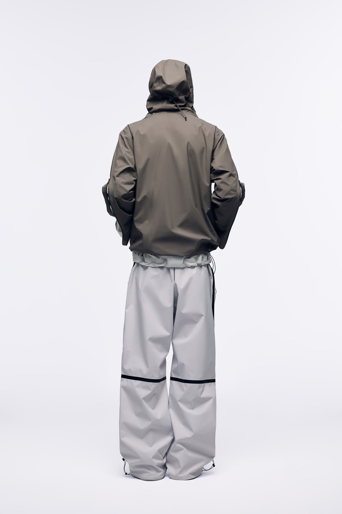 Ventarra Unisex Side-Zip Hooded Shell Jacket | Waterproof Minimalist Trail Jacket