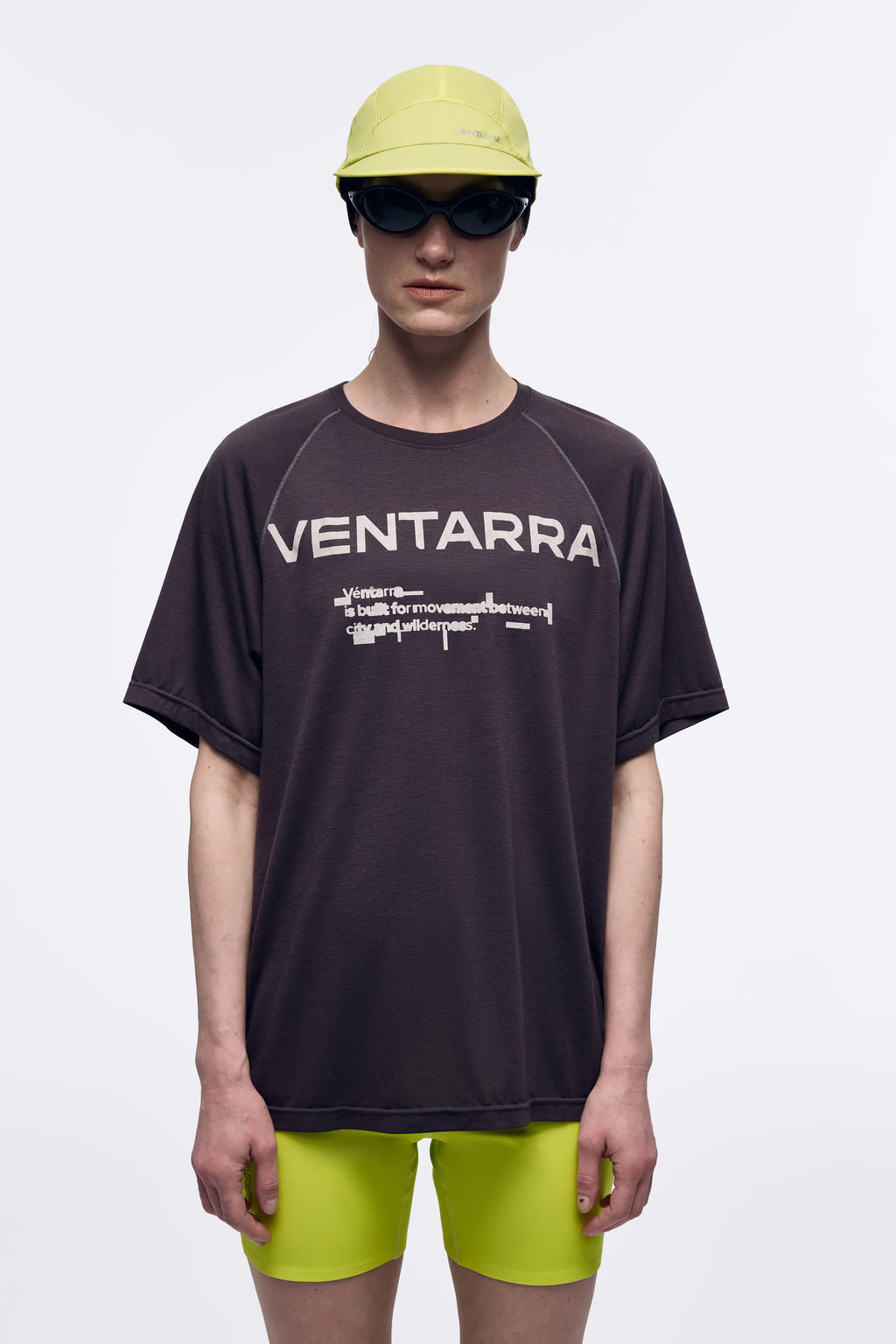 VT-26SS-TS-023 Unisex Raglan Sleeve Wool Running T-Shirt