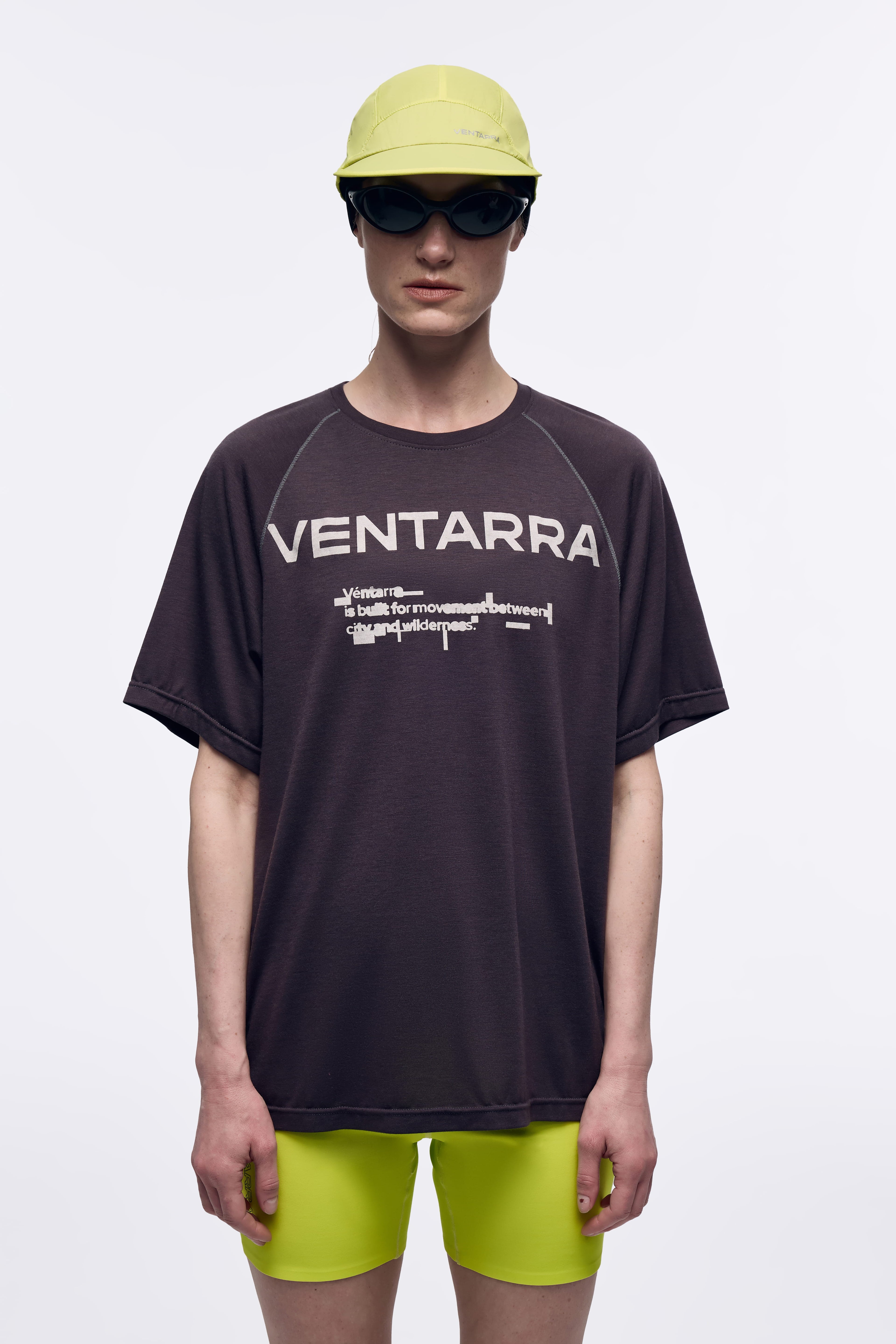 VT-26SS-TS-023 Unisex Raglan Sleeve Wool Running T-Shirt
