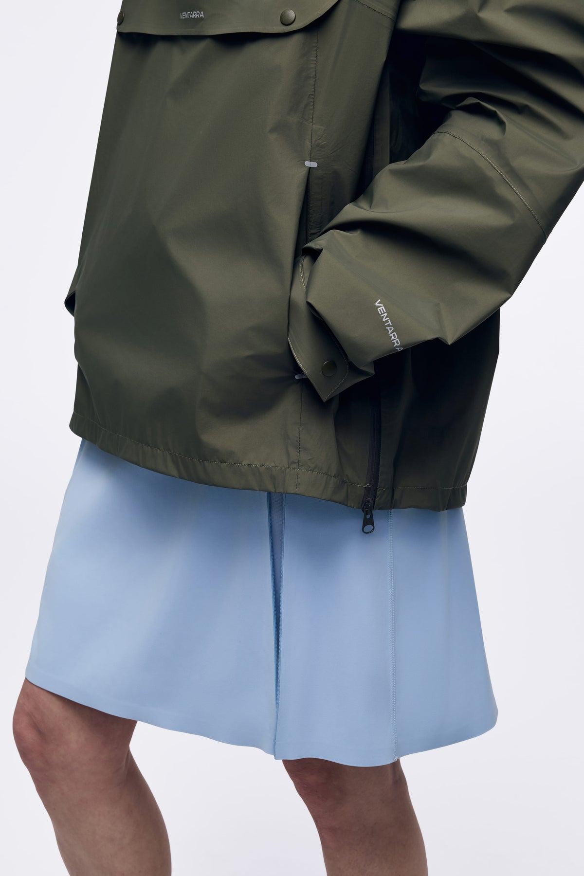 Ventarra Unisex Bonded Hiking Shell Jacket | Hoodless Windproof Mountain Jacket