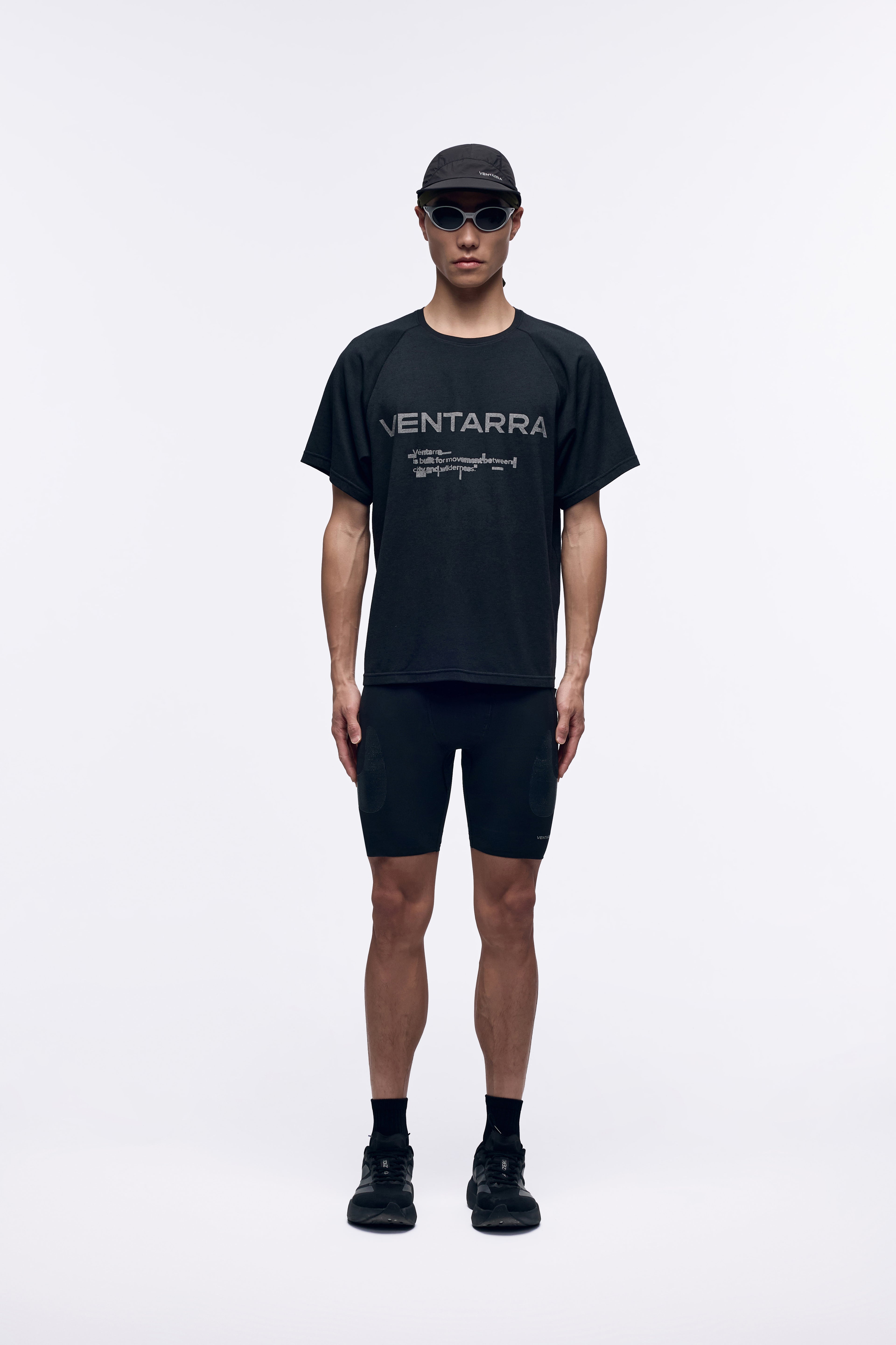 VT-26SS-TS-023 Unisex Raglan Sleeve Wool Running T-Shirt