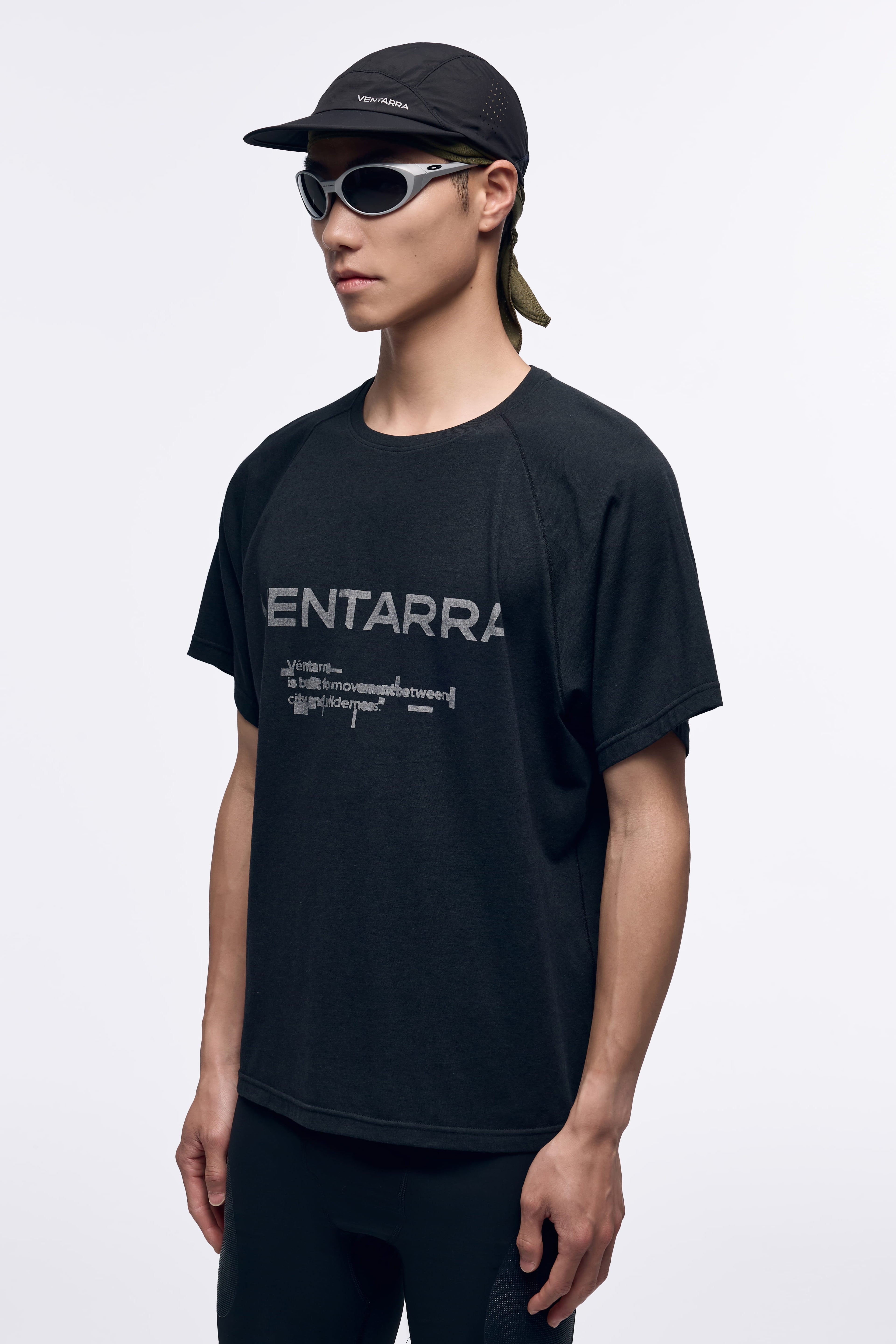 VT-26SS-TS-023 Unisex Raglan Sleeve Wool Running T-Shirt