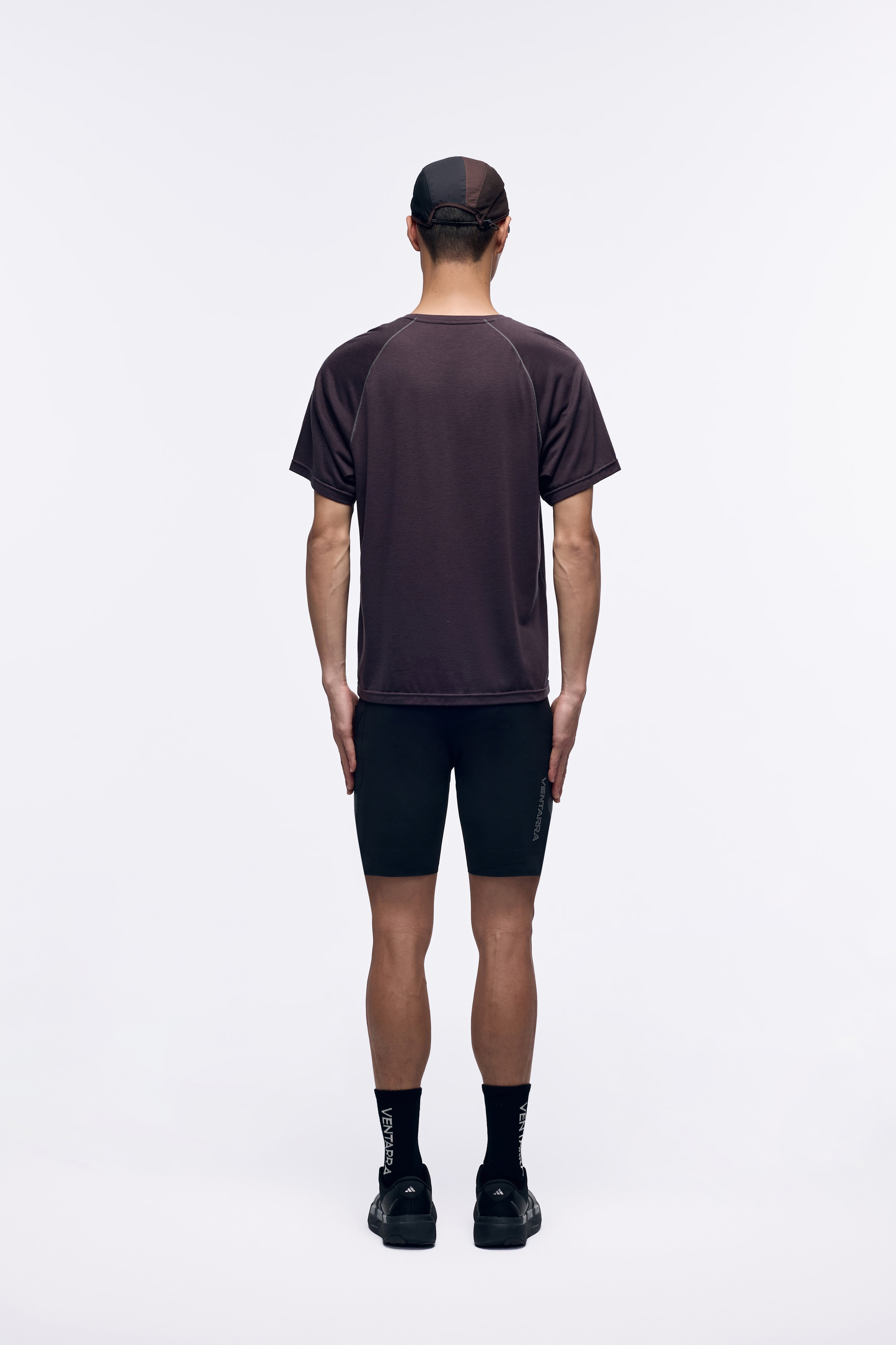 VT-26SS-TS-023 Unisex Raglan Sleeve Wool Running T-Shirt