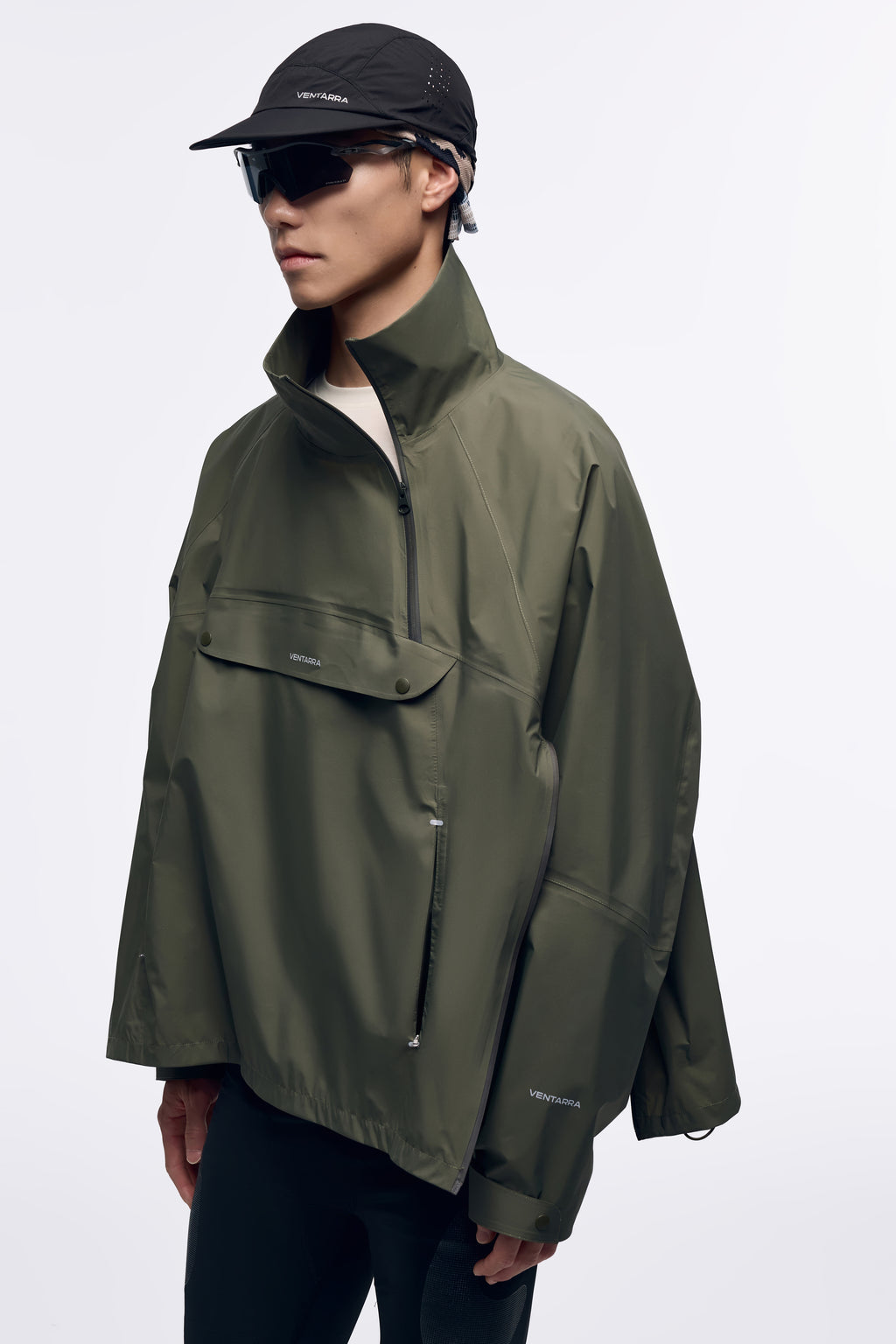 Ventarra Unisex Bonded Hiking Shell Jacket | Hoodless Windproof Mountain Jacket