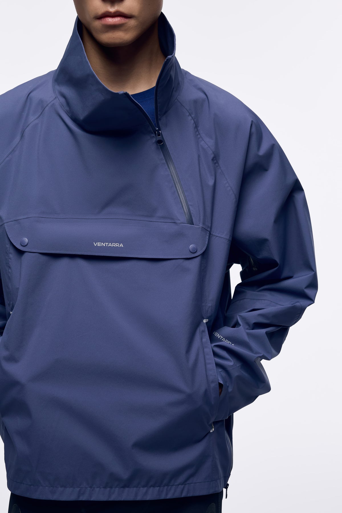 Ventarra Unisex Bonded Hiking Shell Jacket | Hoodless Windproof Mountain Jacket