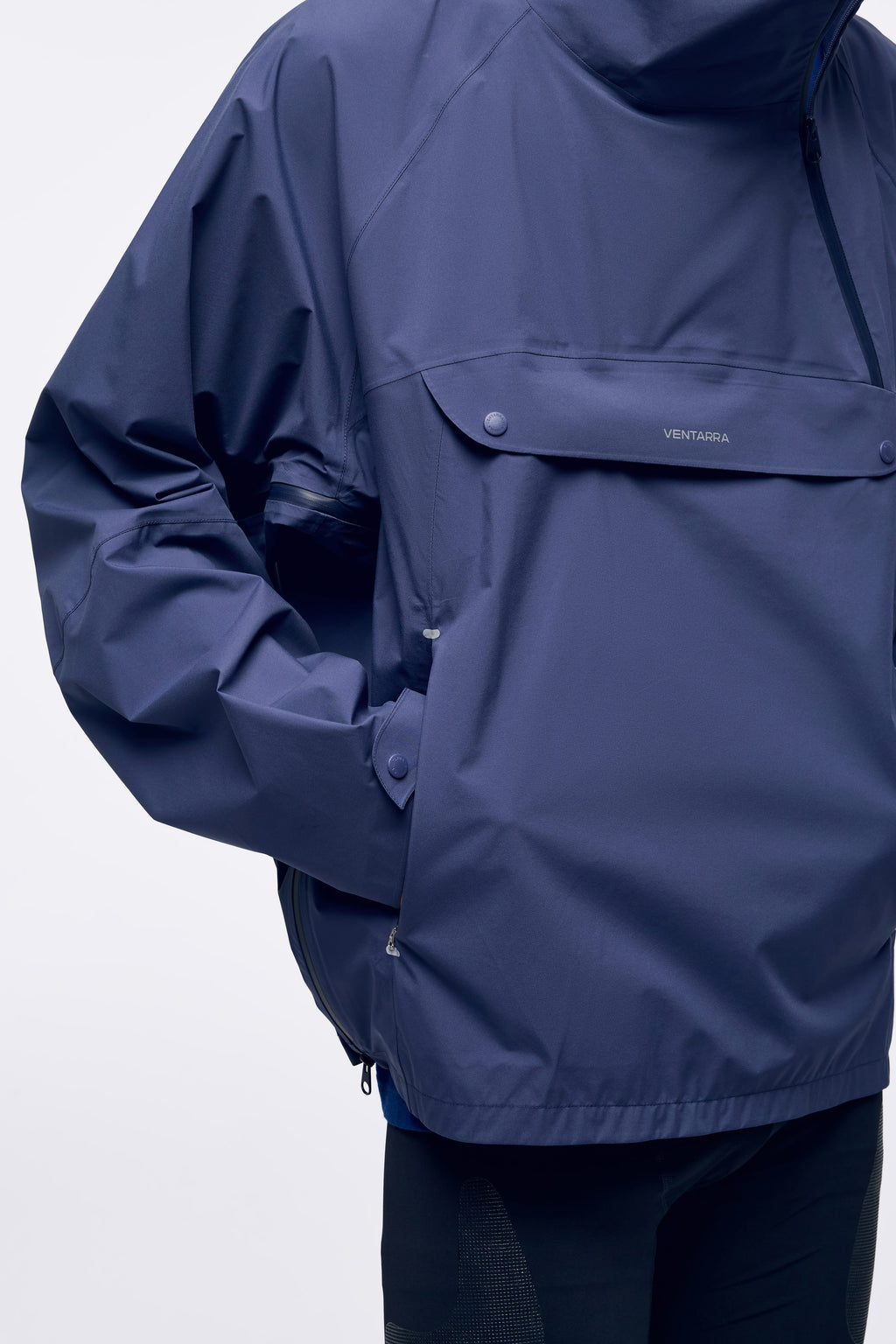 Ventarra Unisex Bonded Hiking Shell Jacket | Hoodless Windproof Mountain Jacket