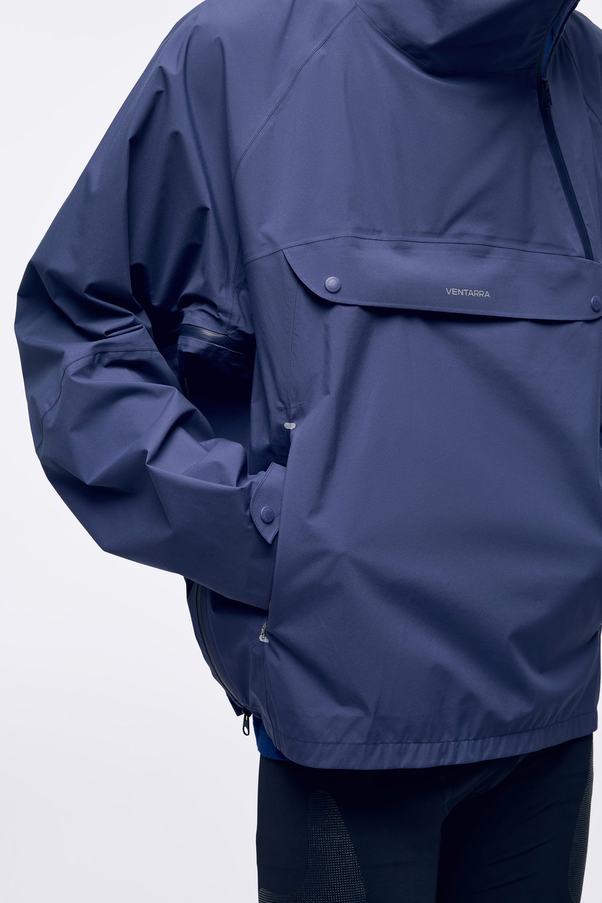 Ventarra Unisex Bonded Hiking Shell Jacket | Hoodless Windproof Mountain Jacket