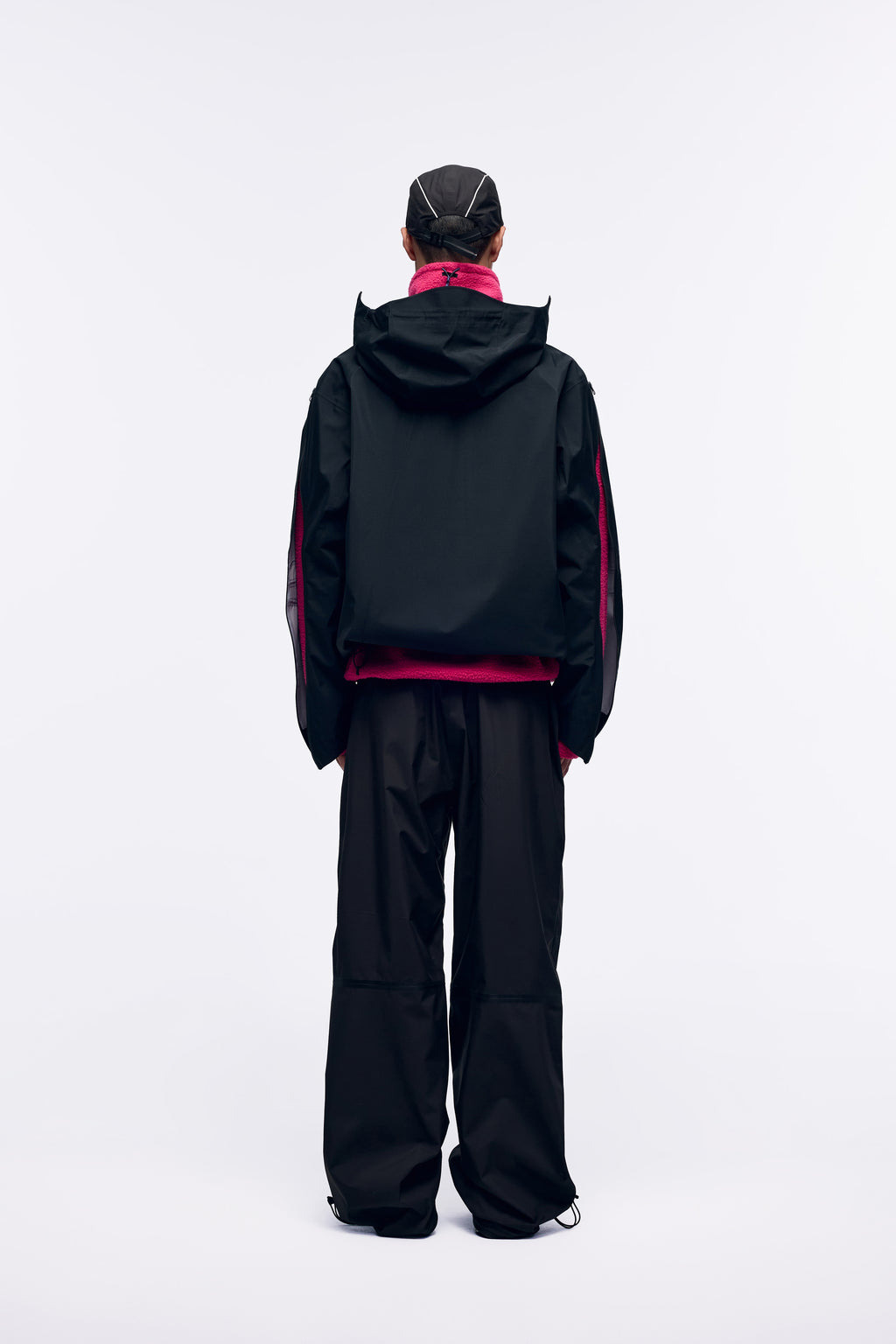 Ventarra Unisex Side-Zip Hooded Shell Jacket | Waterproof Minimalist Trail Jacket