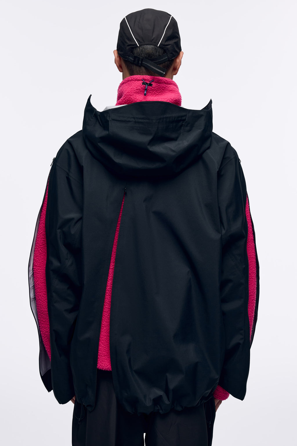Ventarra Unisex Side-Zip Hooded Shell Jacket | Waterproof Minimalist Trail Jacket