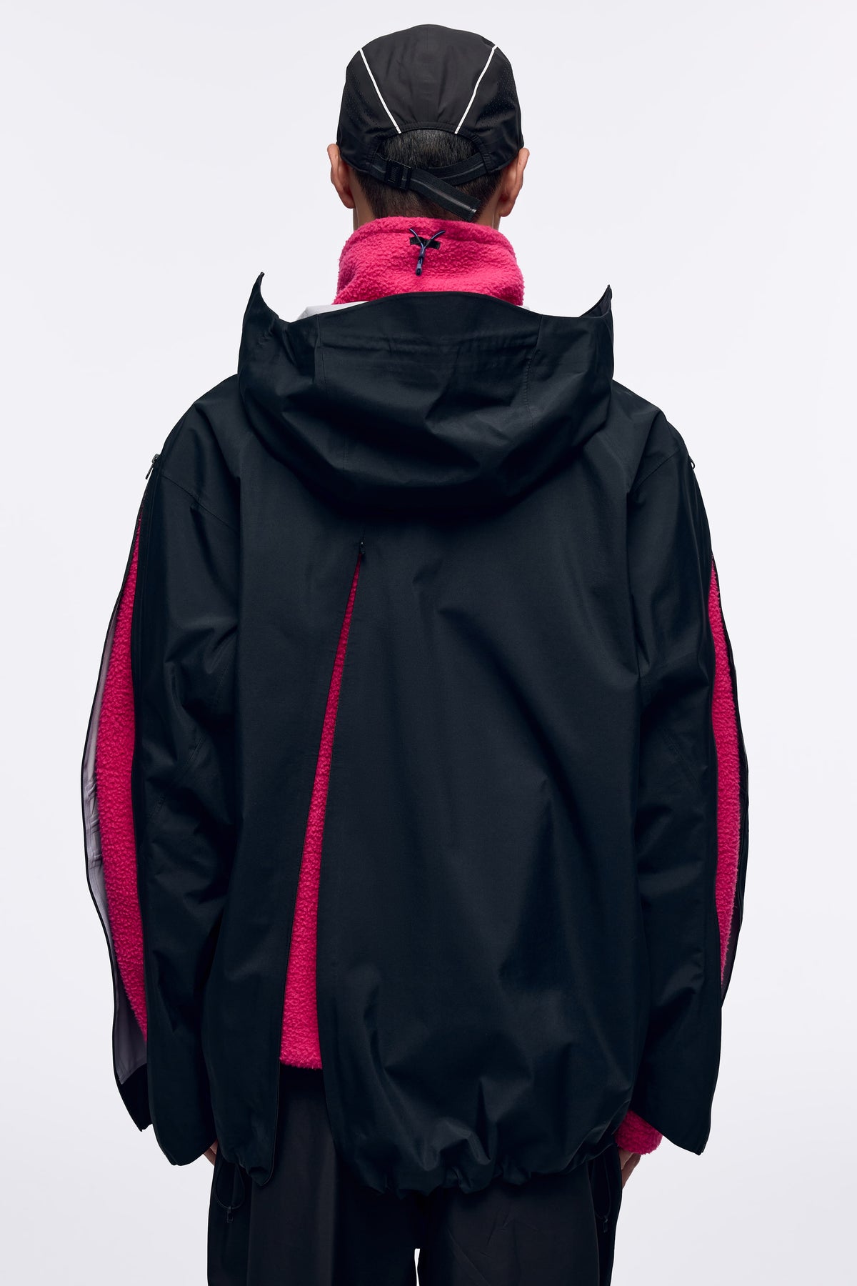 Ventarra Unisex Side-Zip Hooded Shell Jacket | Waterproof Minimalist Trail Jacket