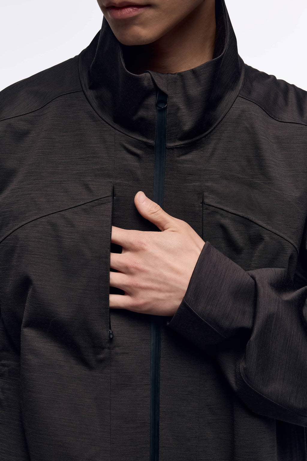 Ventarra Unisex Wool Surface Outdoor Jacket | Hidden-Zip Seam-Sealed Light Luxury Shell