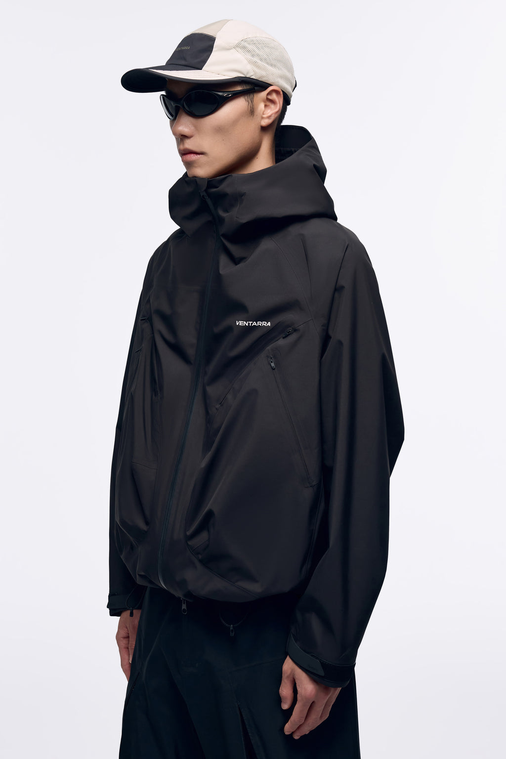 Ventarra Unisex Hooded Shell Jacket | Semi-Structured Pocket Waterproof Jacket