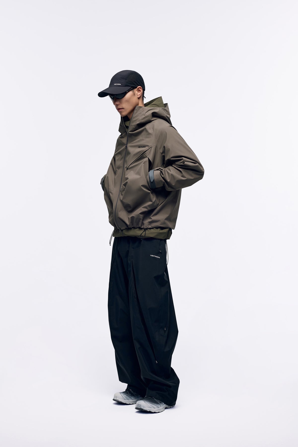 Ventarra Unisex Hooded Shell Jacket | Semi-Structured Pocket Waterproof Jacket