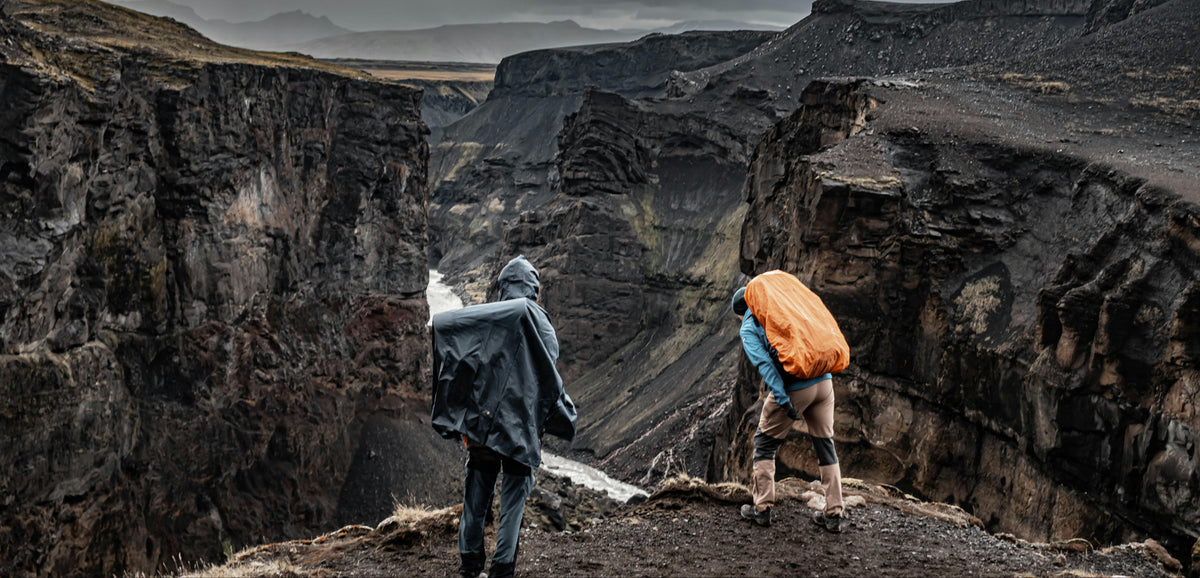 VENTARRA outdoor adventure apparel designed for trail running and hiking in rugged mountain environments with waterproof and windproof performance