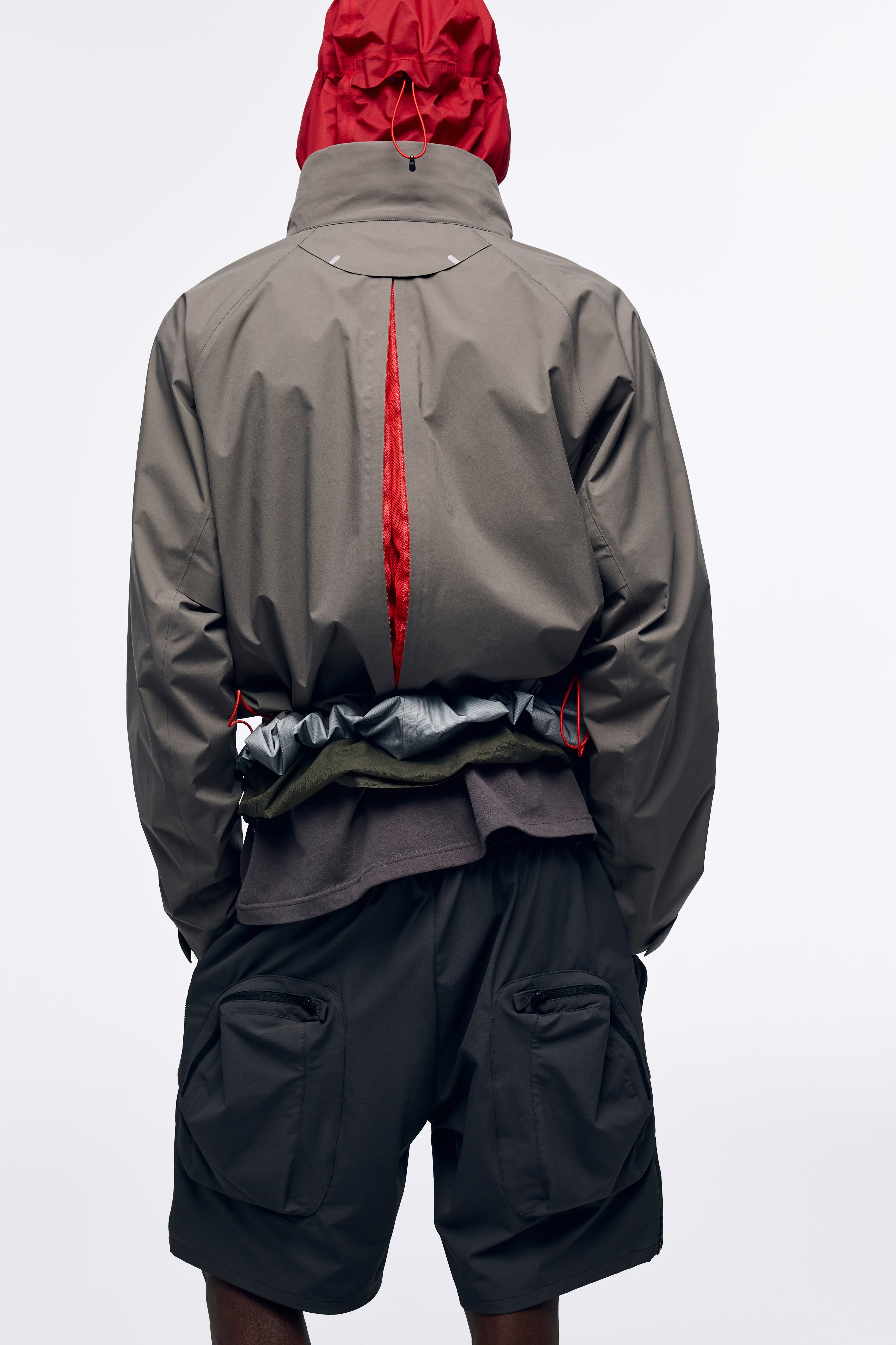 VENTARRA waterproof trail running jacket featuring functional back design, lightweight breathable fabric and windproof protection for outdoor adventures
