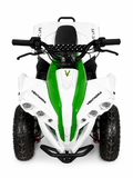 Ventarra 48V 1600W electric ATV quad bike white green off-road